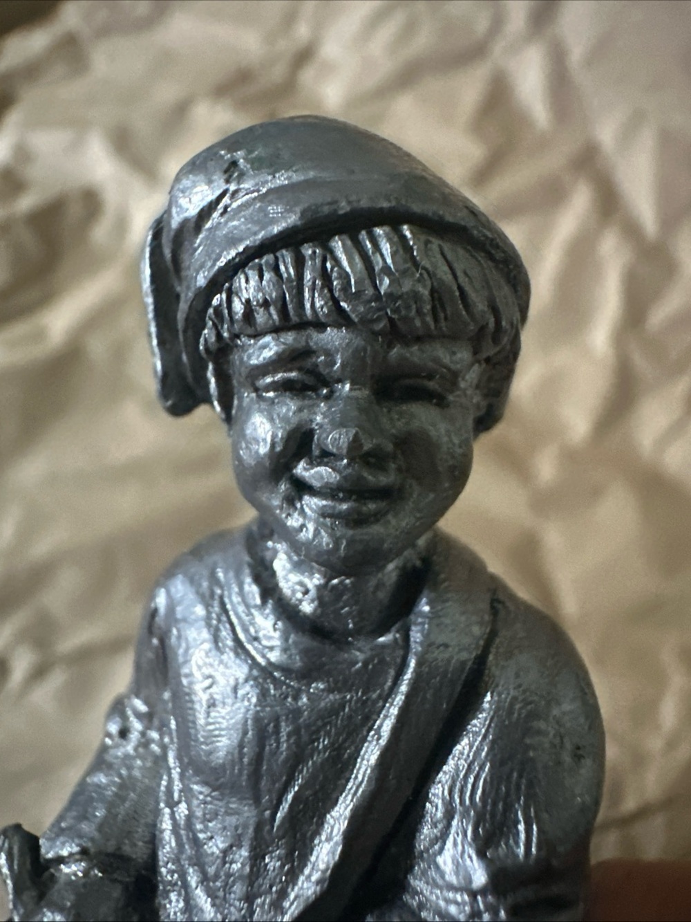 86’ Vintage Michael Ricker Pewter Drummer Boy Bell 2520/5000